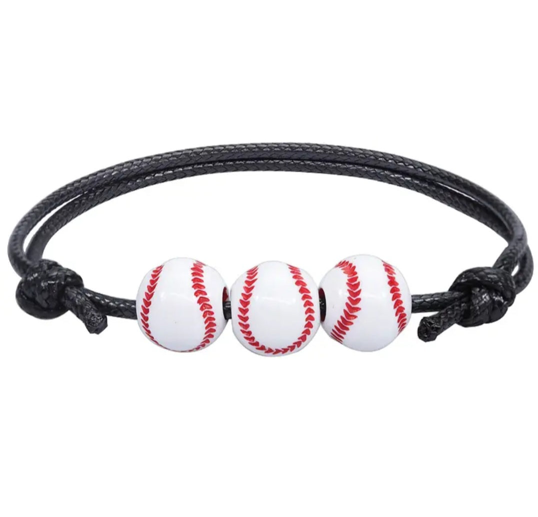 Baseball Adjustable Braclet