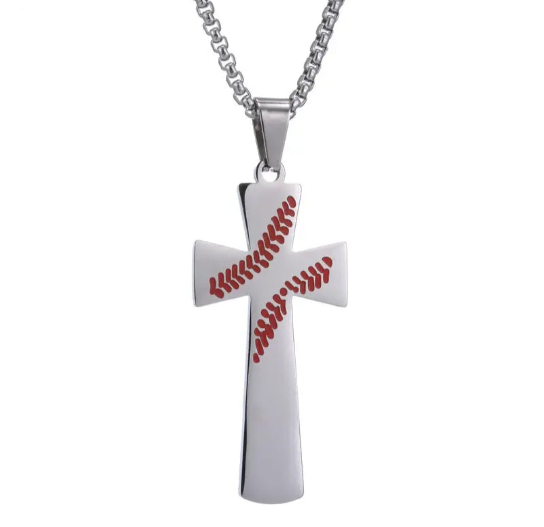 Baseball Solid Necklace
