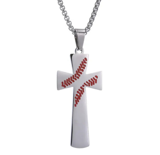 Baseball Solid Necklace